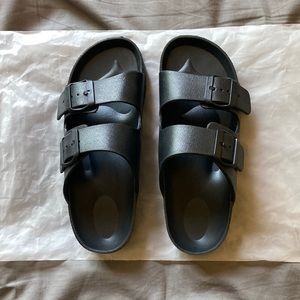 Brand new faux, Birkenstock style sandals